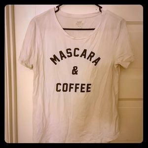 Mascara & Coffee Tee